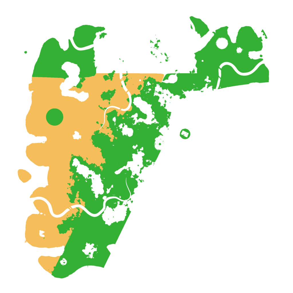 Biome Rust Map: Procedural Map, Size: 4500, Seed: 1608712583