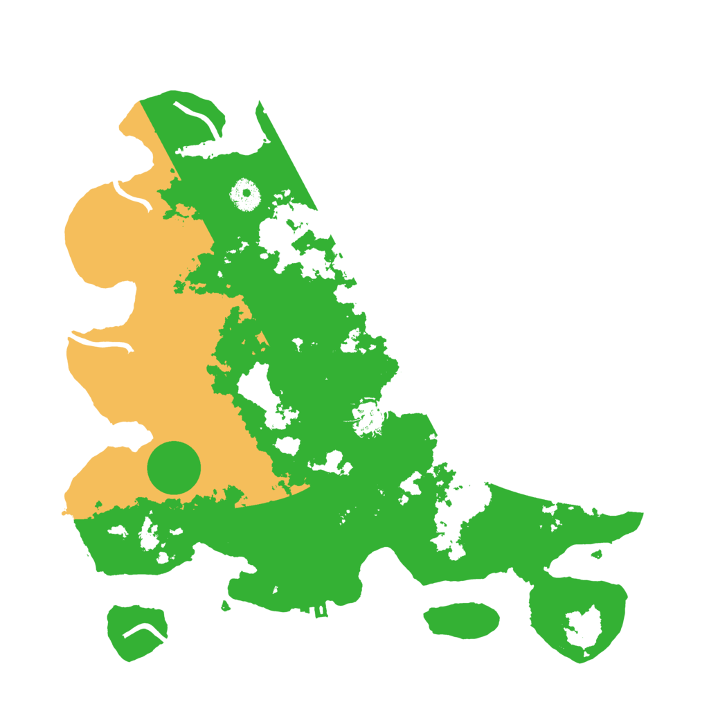 Biome Rust Map: Procedural Map, Size: 3500, Seed: 1604972932