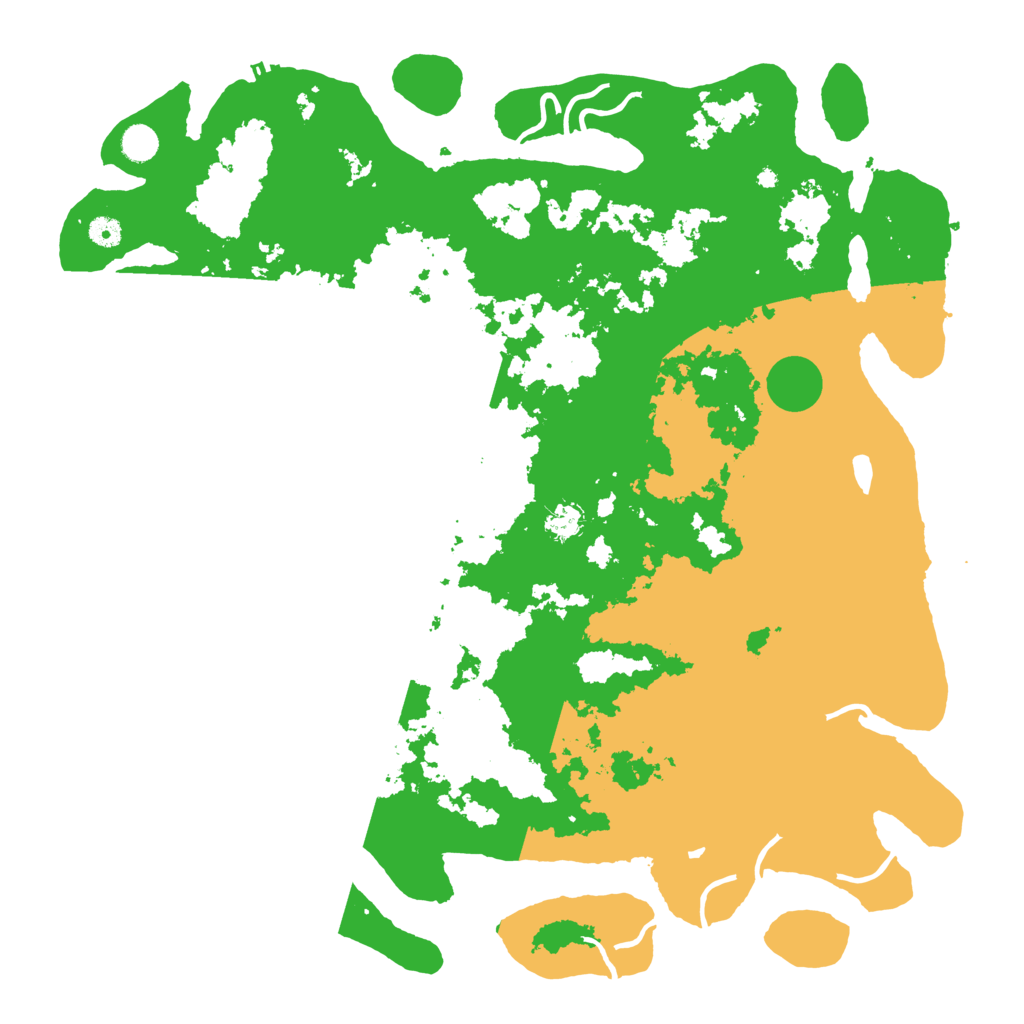 Biome Rust Map: Procedural Map, Size: 4850, Seed: 806555275