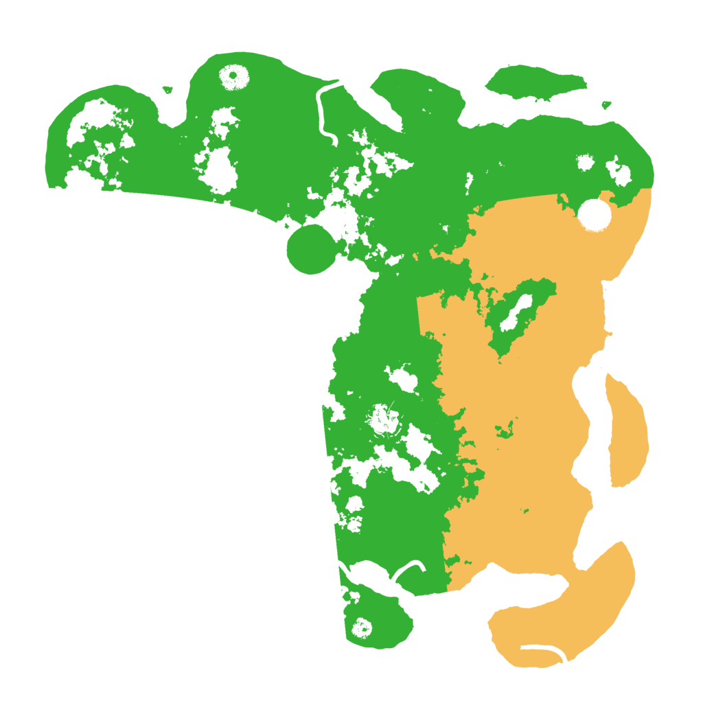 Biome Rust Map: Procedural Map, Size: 3800, Seed: 49952