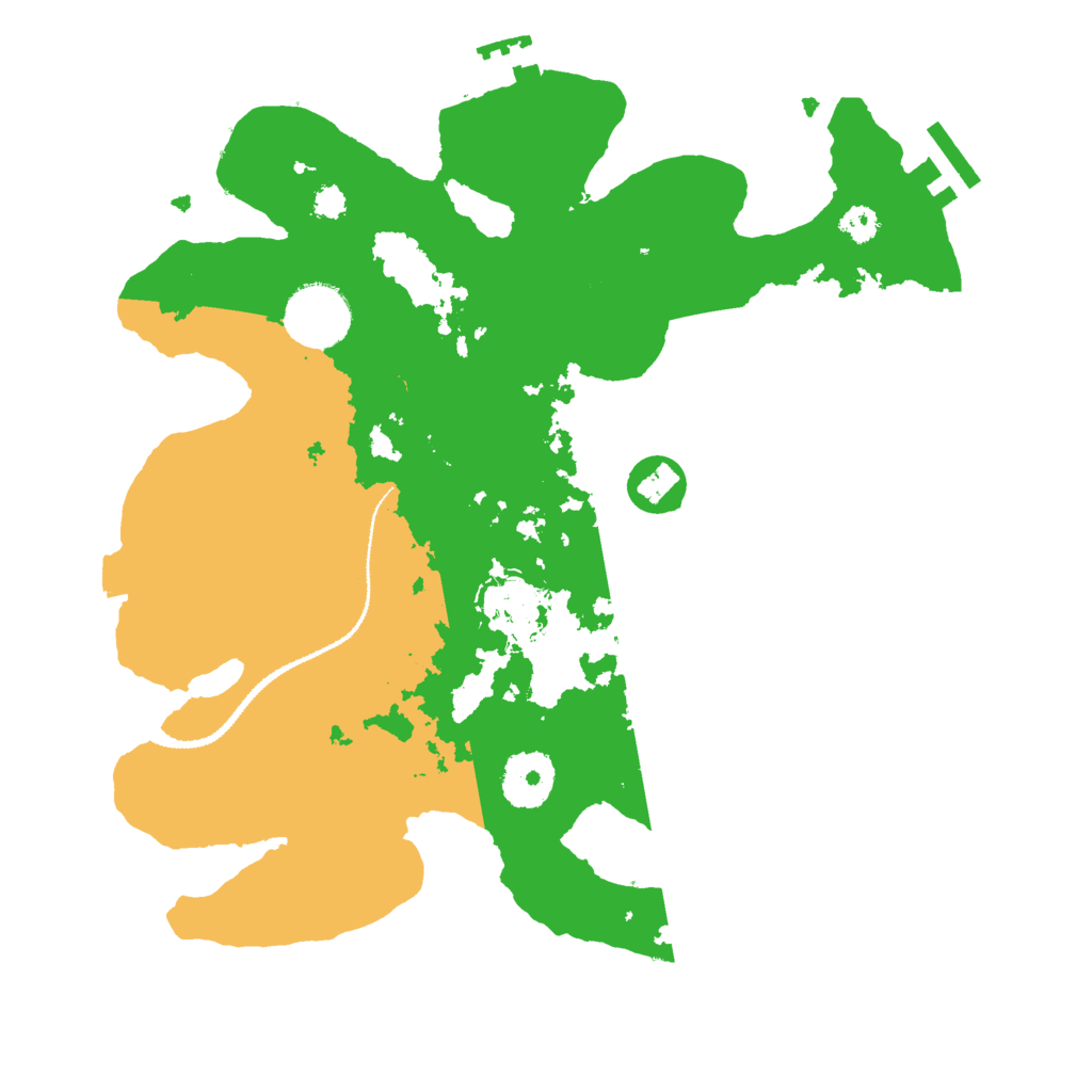 Biome Rust Map: Procedural Map, Size: 3000, Seed: 1391578455
