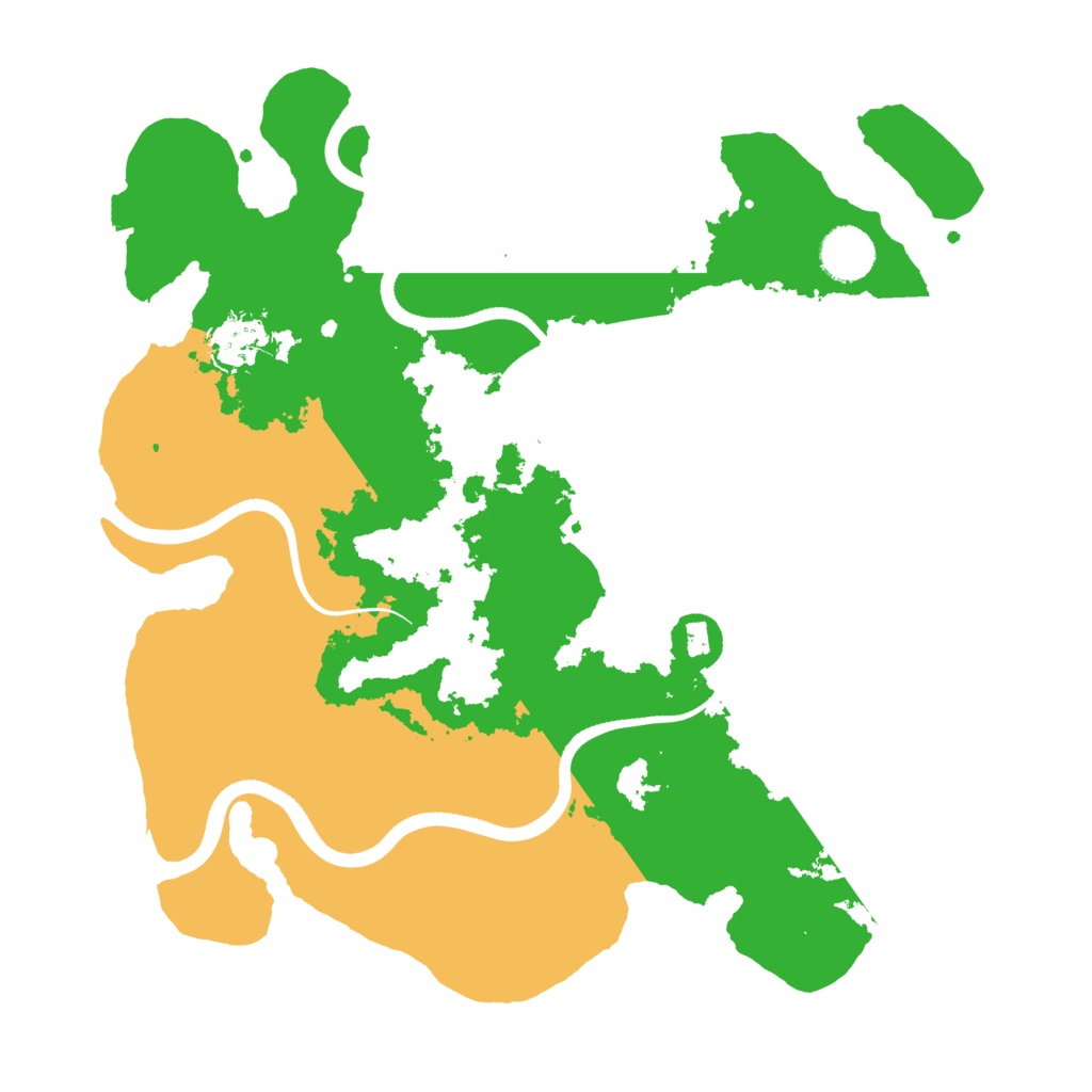 Biome Rust Map: Procedural Map, Size: 3500, Seed: 998958418