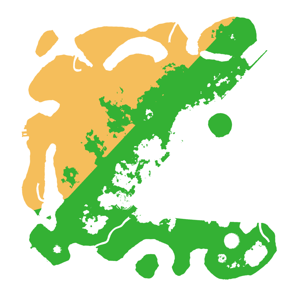 Biome Rust Map: Procedural Map, Size: 3500, Seed: 29918617