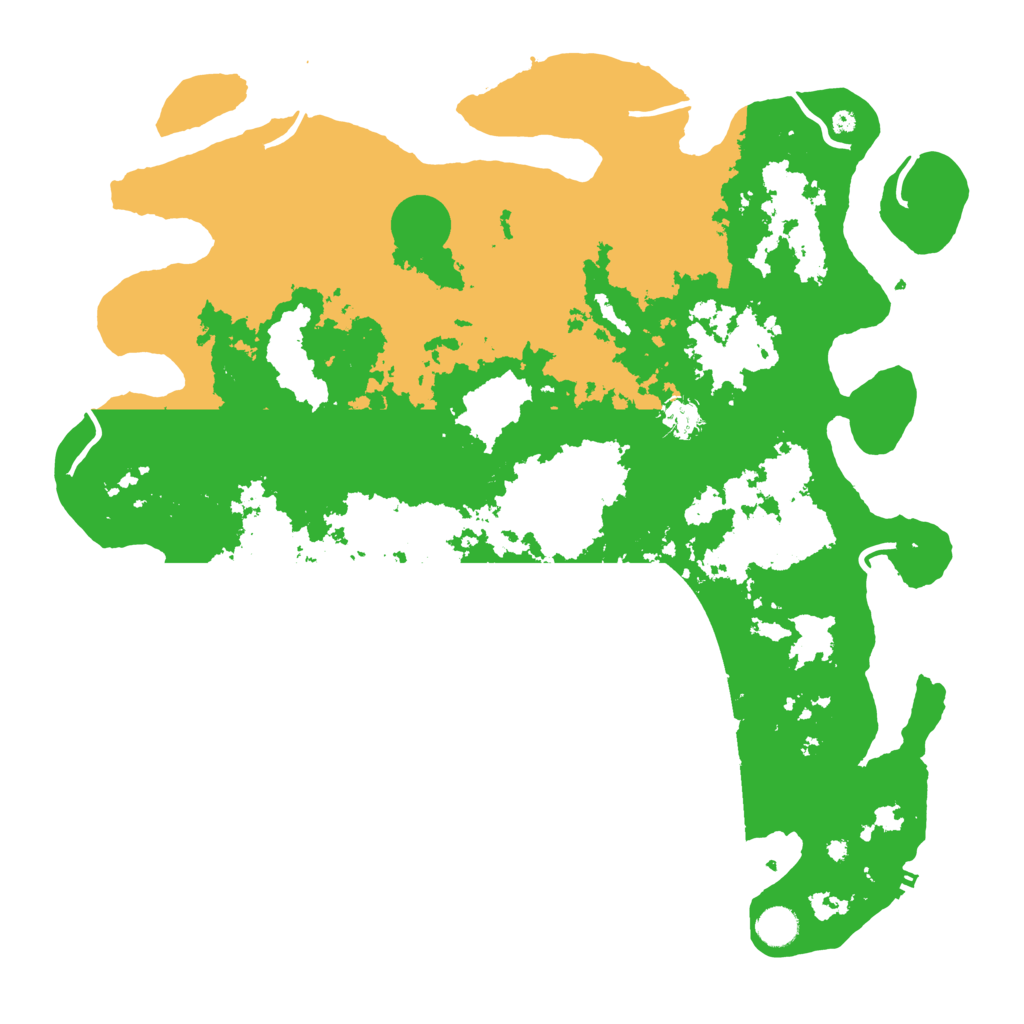 Biome Rust Map: Procedural Map, Size: 4500, Seed: 138709505