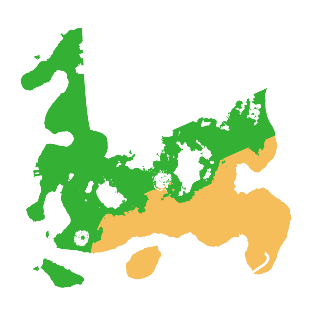 Biome Rust Map: Procedural Map, Size: 3000, Seed: 553365772