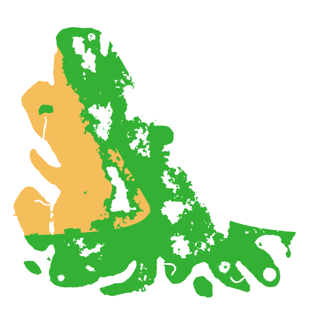 Biome Rust Map: Procedural Map, Size: 4300, Seed: 888842