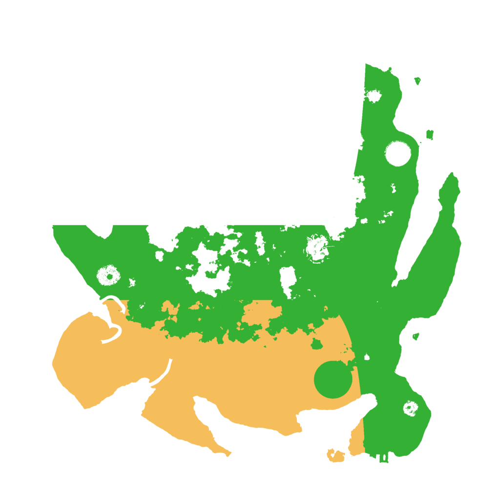 Biome Rust Map: Procedural Map, Size: 3500, Seed: 481808256