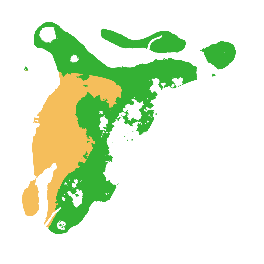 Biome Rust Map: Procedural Map, Size: 3000, Seed: 31353