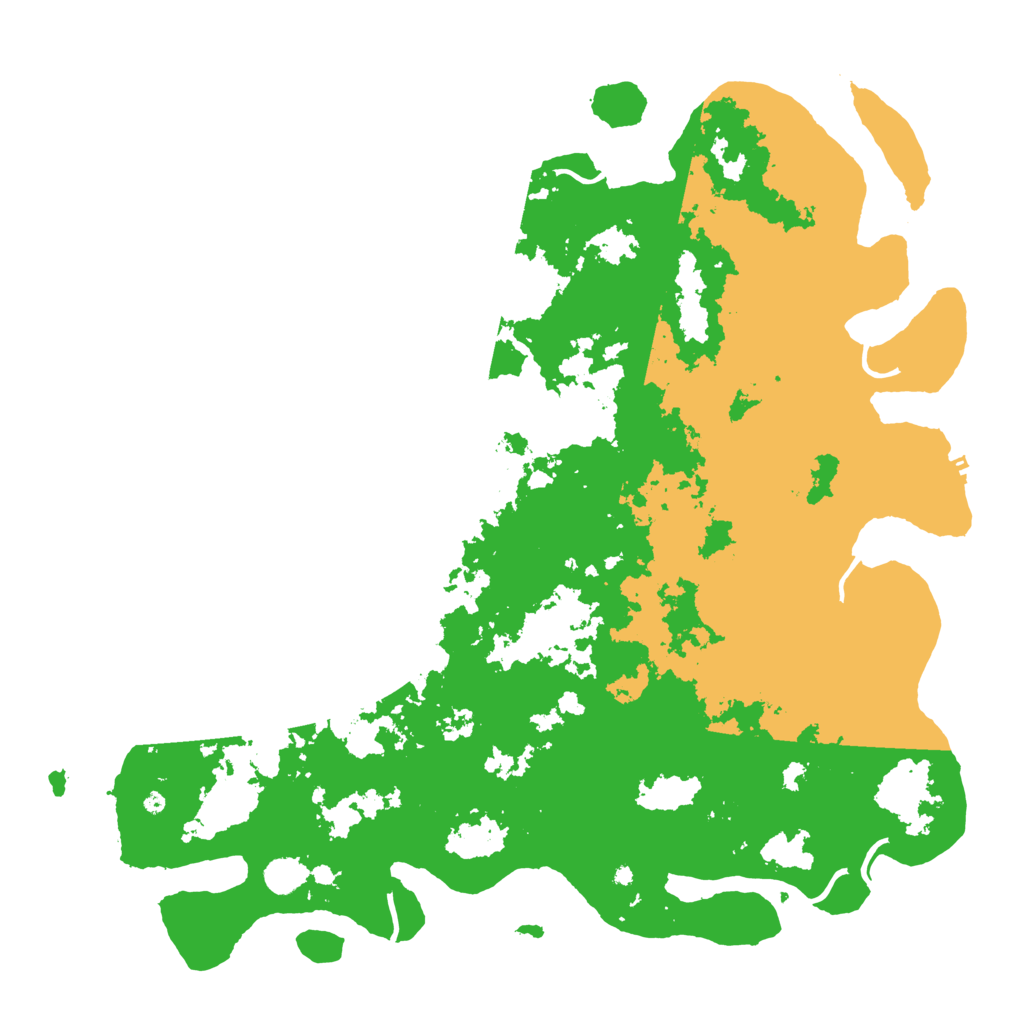 Biome Rust Map: Procedural Map, Size: 5000, Seed: 86885958