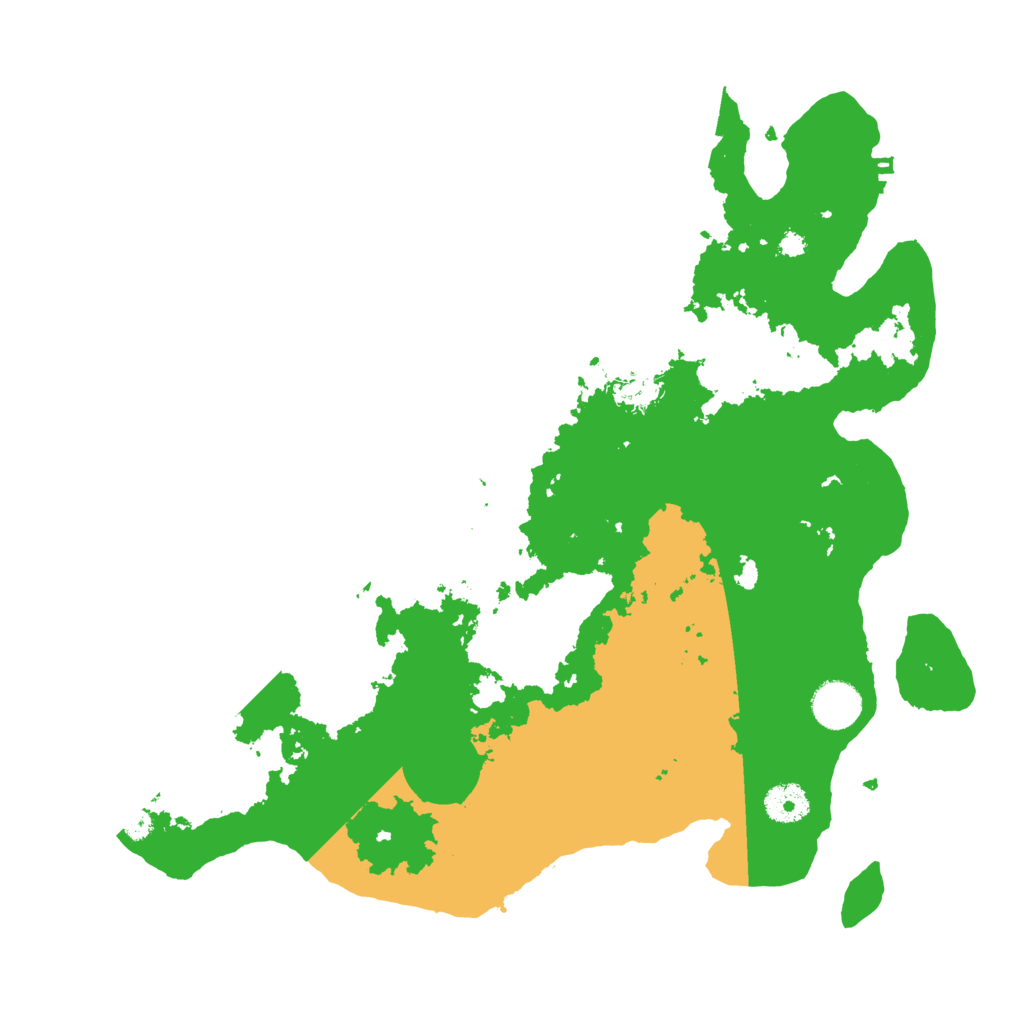 Biome Rust Map: Procedural Map, Size: 3700, Seed: 1411237479