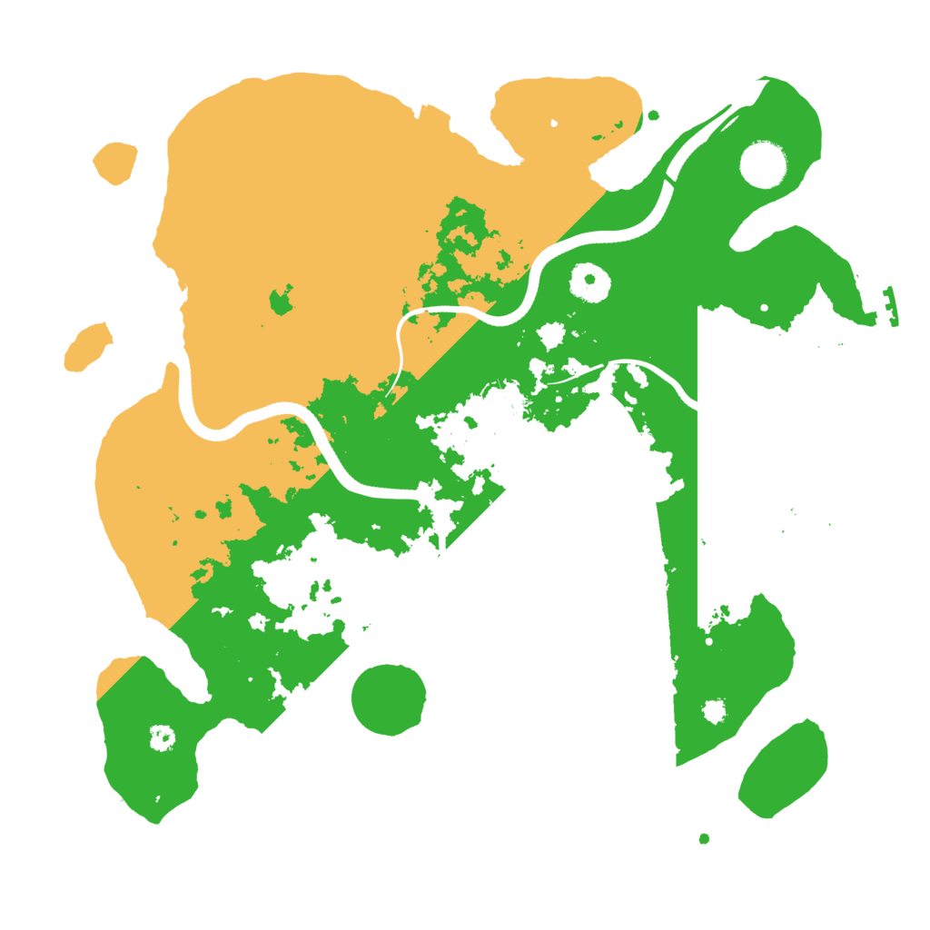 Biome Rust Map: Procedural Map, Size: 3500, Seed: 428788876