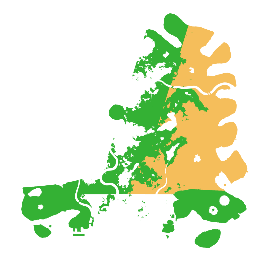 Biome Rust Map: Procedural Map, Size: 4500, Seed: 1547394565