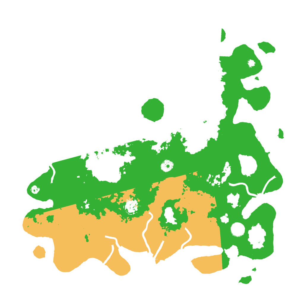 Biome Rust Map: Procedural Map, Size: 3800, Seed: 12175