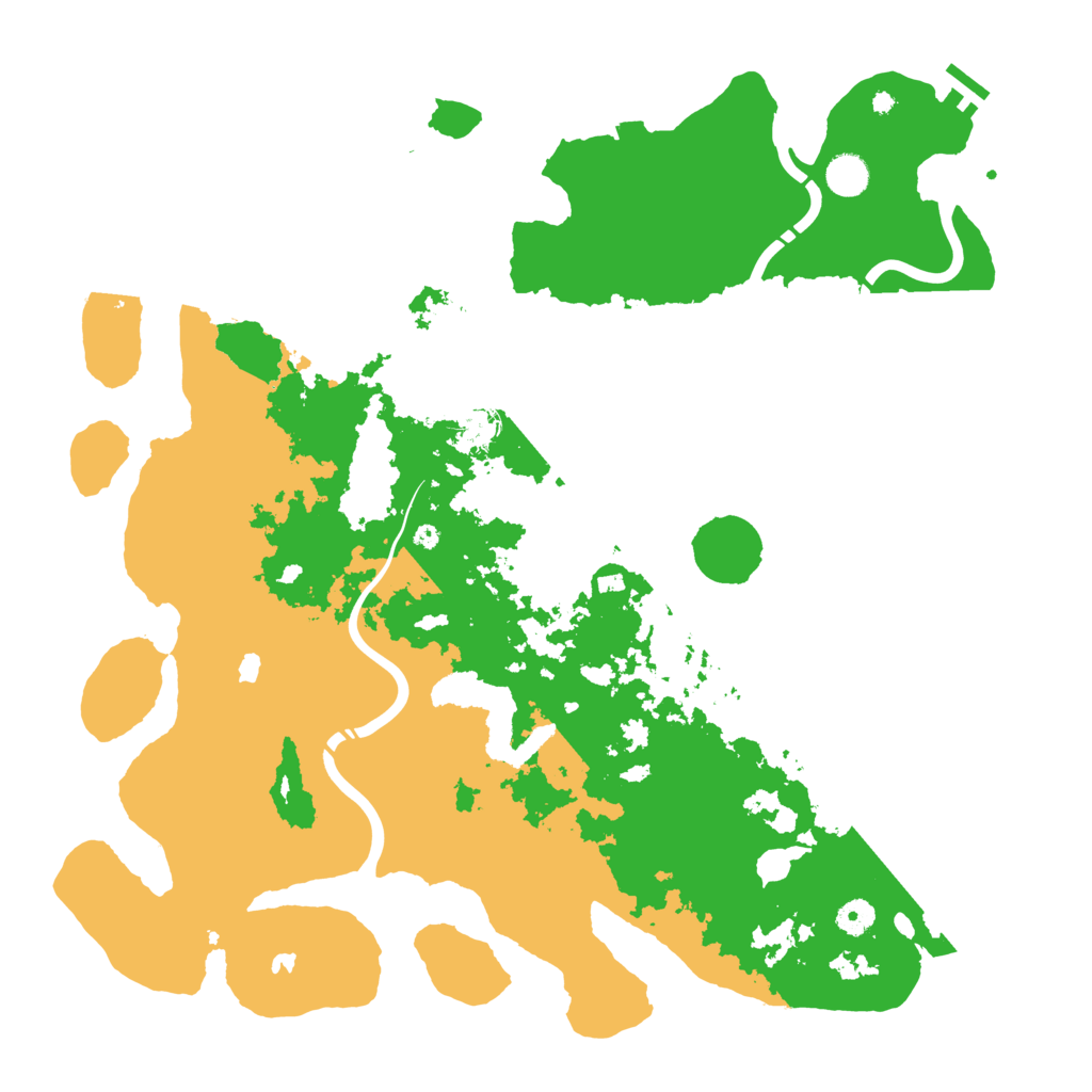 Biome Rust Map: Procedural Map, Size: 4500, Seed: 576820268