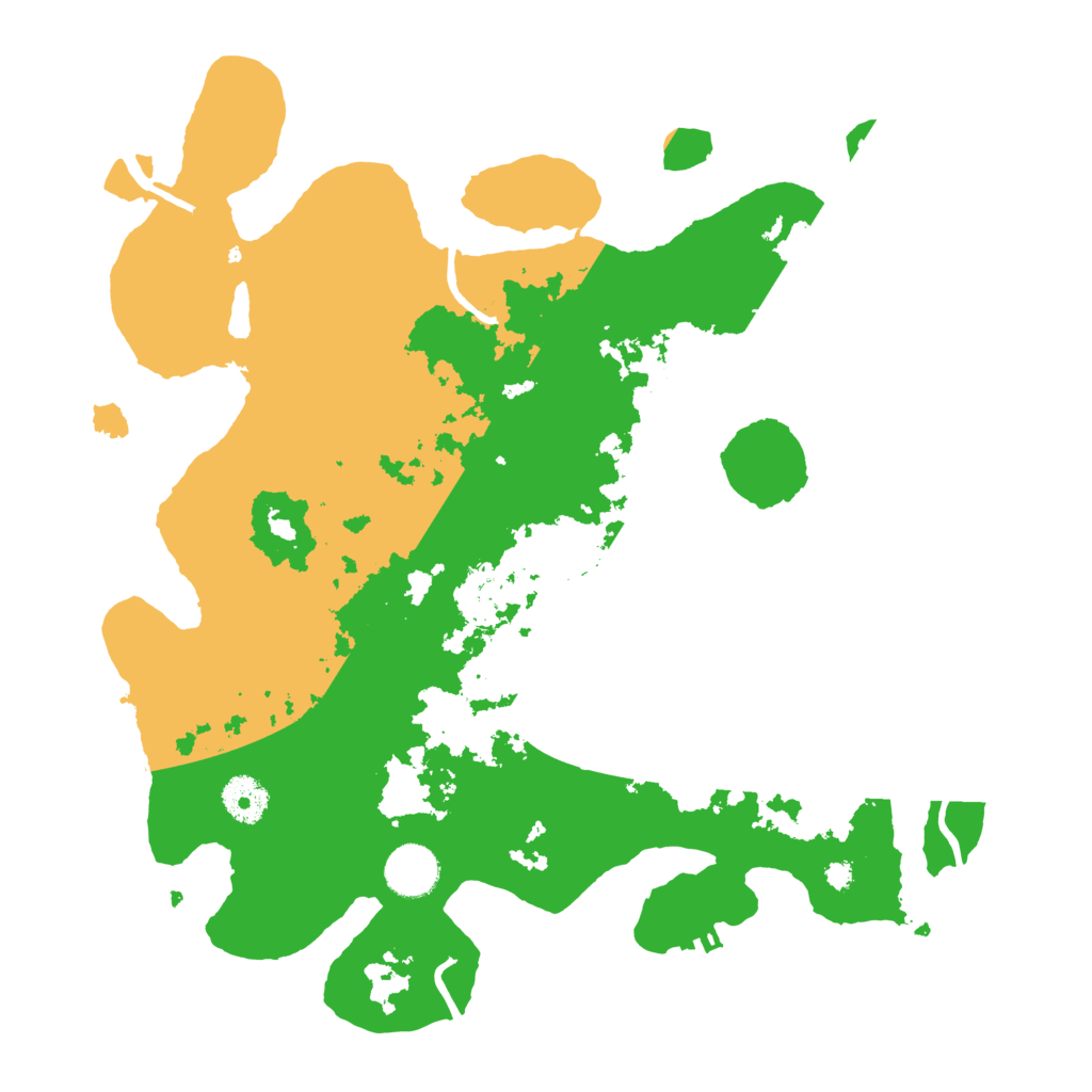 Biome Rust Map: Procedural Map, Size: 3600, Seed: 411414