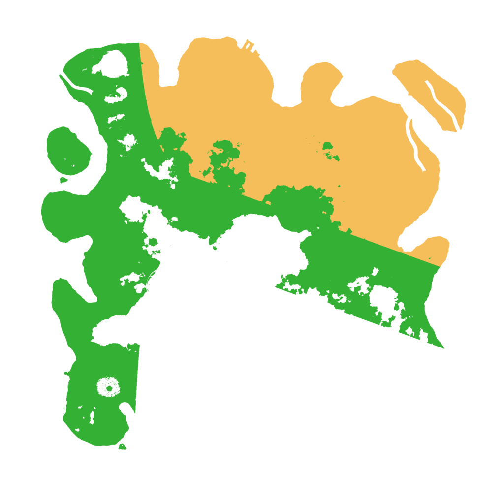 Biome Rust Map: Procedural Map, Size: 3500, Seed: 244933573