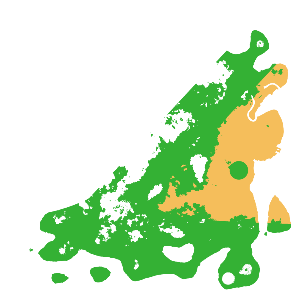 Biome Rust Map: Procedural Map, Size: 4350, Seed: 1224358808