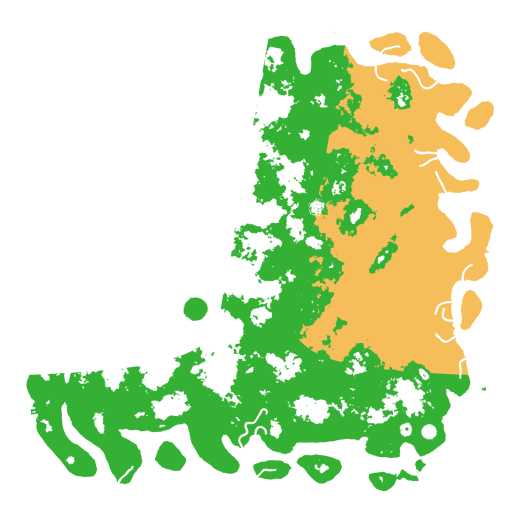 Biome Rust Map: Procedural Map, Size: 6000, Seed: 15039