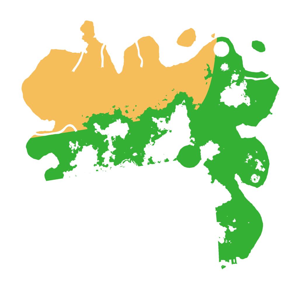 Biome Rust Map: Procedural Map, Size: 3500, Seed: 385673
