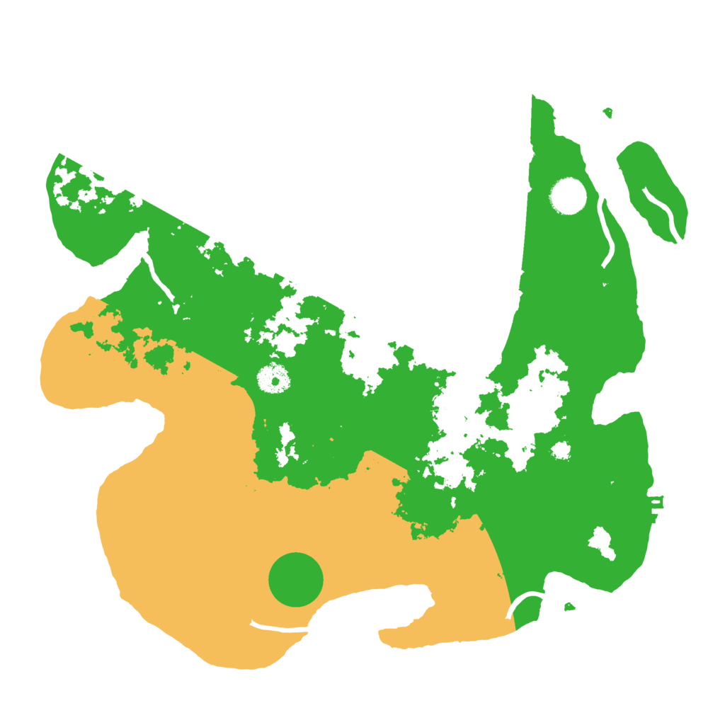 Biome Rust Map: Procedural Map, Size: 3500, Seed: 1346847086