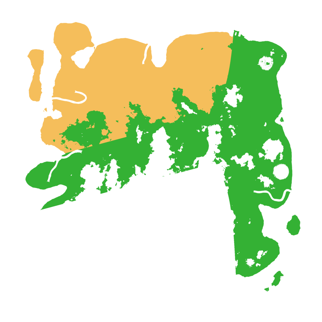 Biome Rust Map: Procedural Map, Size: 3700, Seed: 1922123719