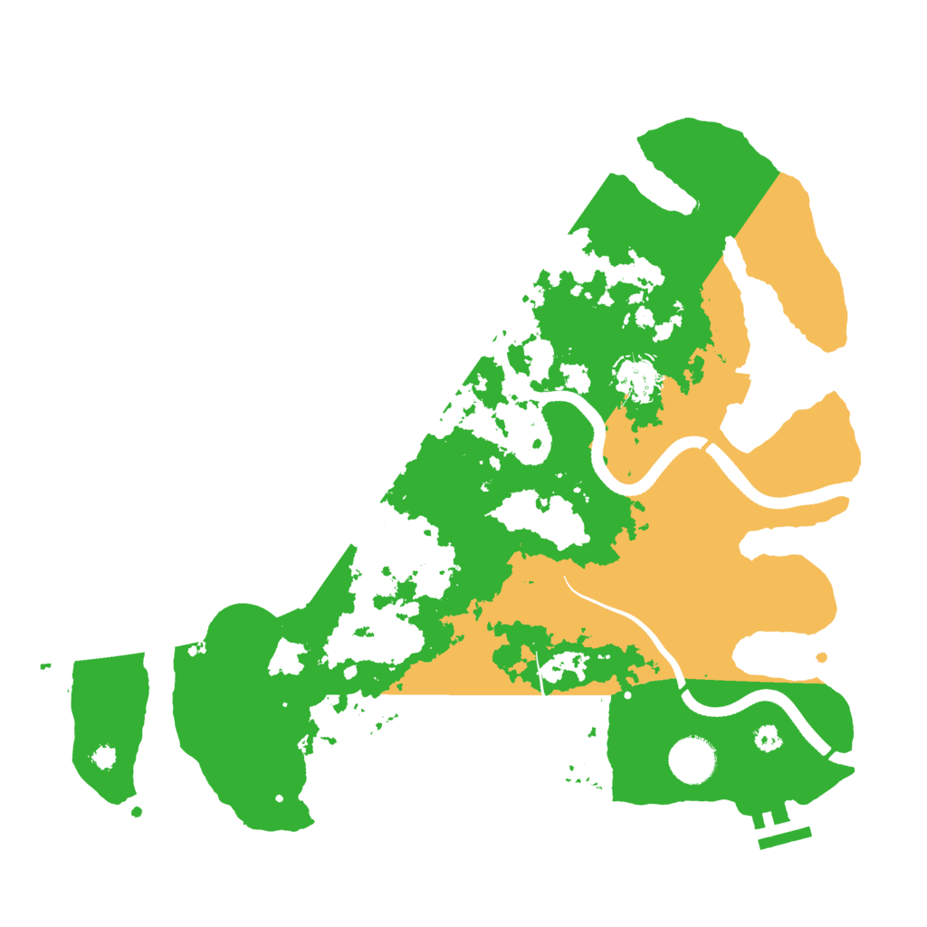 Biome Rust Map: Procedural Map, Size: 3500, Seed: 86506330