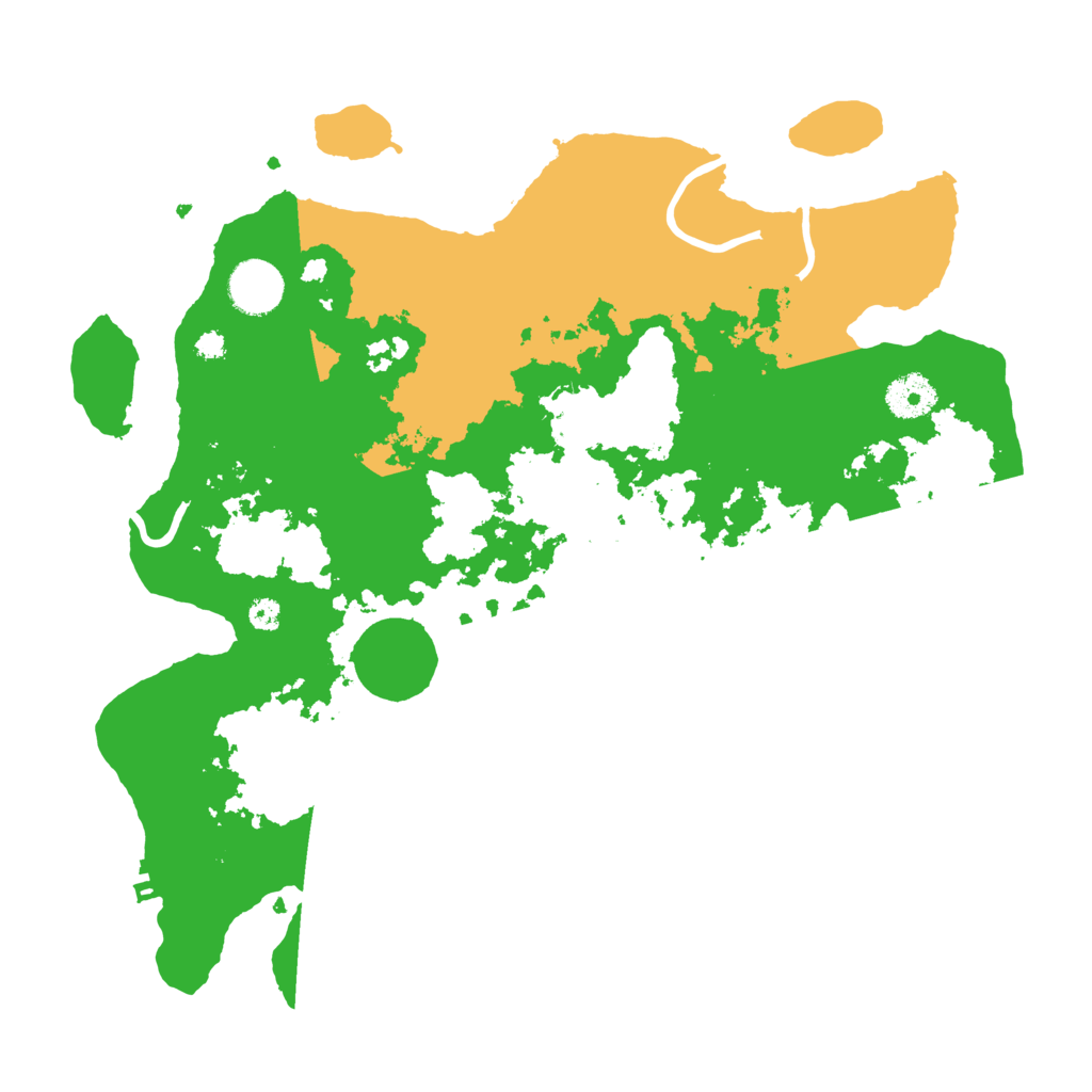 Biome Rust Map: Procedural Map, Size: 3500, Seed: 38325554