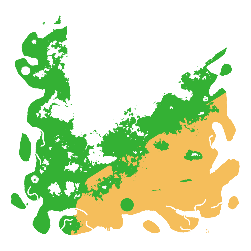 Biome Rust Map: Procedural Map, Size: 5000, Seed: 24845