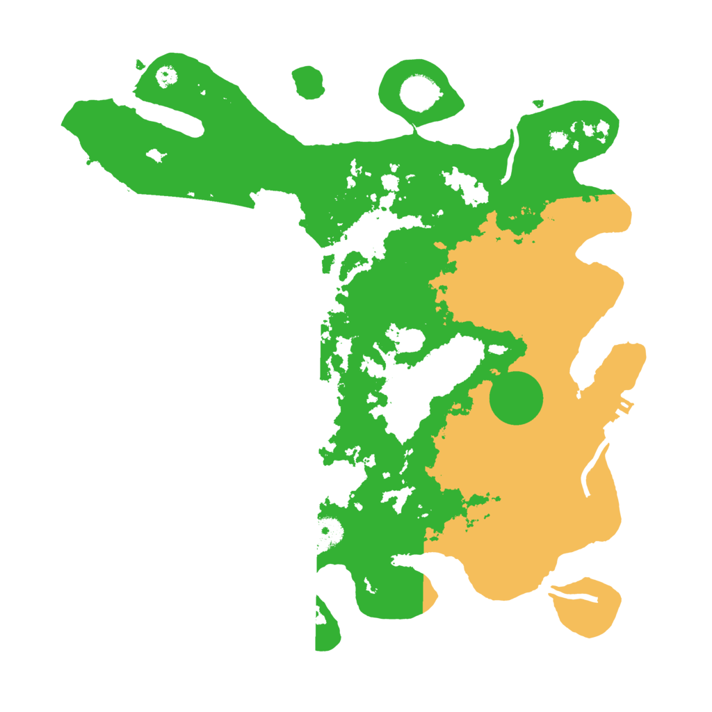 Biome Rust Map: Procedural Map, Size: 3500, Seed: 22854165