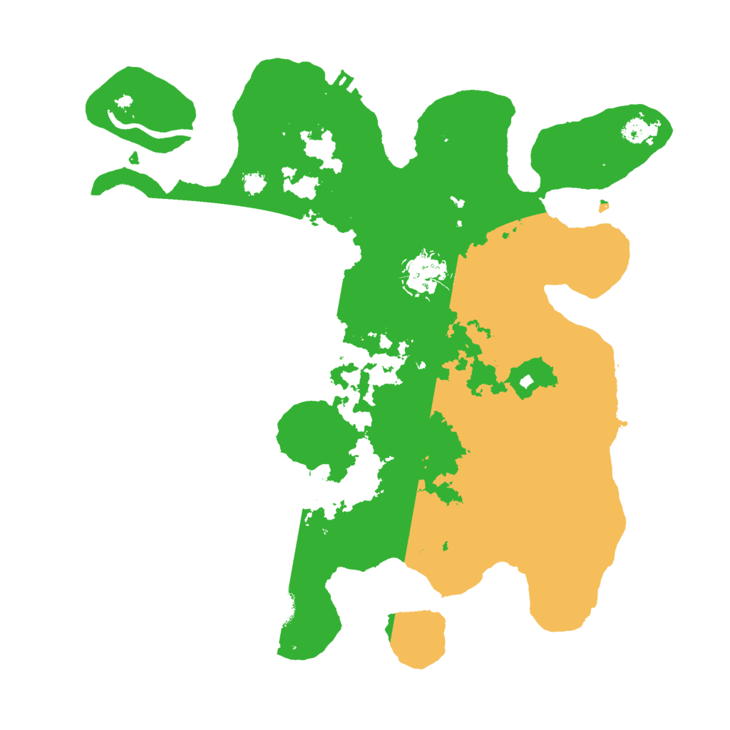 Biome Rust Map: Procedural Map, Size: 3000, Seed: 382624483