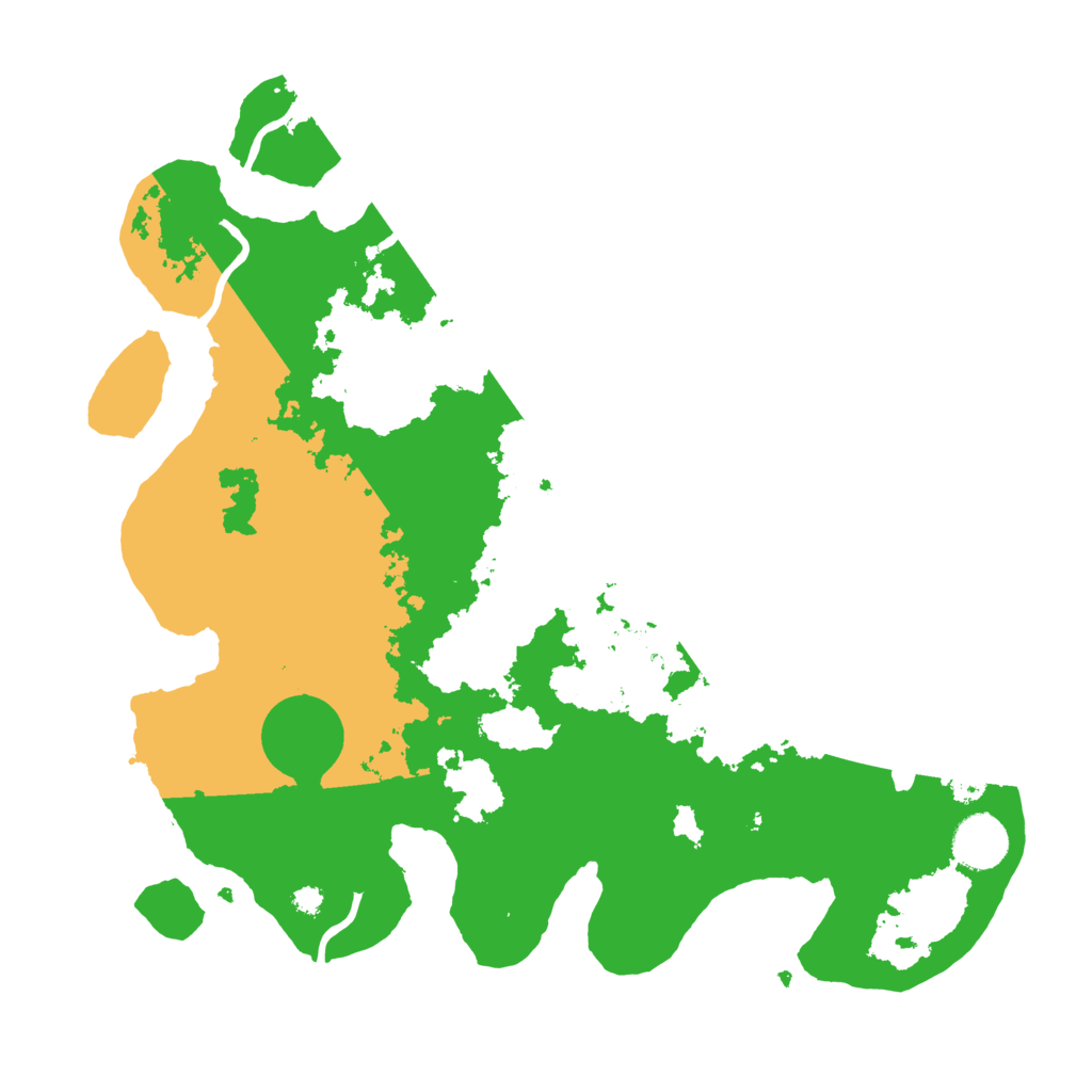 Biome Rust Map: Procedural Map, Size: 3500, Seed: 741374178