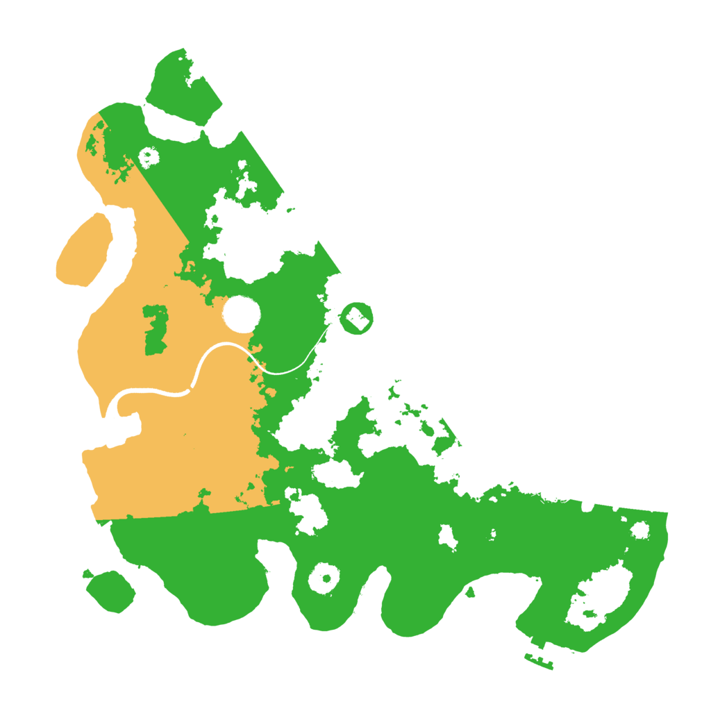 Biome Rust Map: Procedural Map, Size: 3500, Seed: 741374178