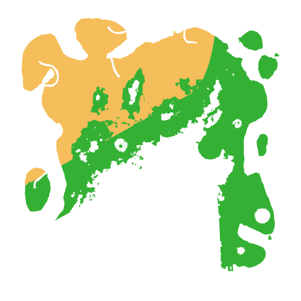 Biome Rust Map: Procedural Map, Size: 3500, Seed: 2075421