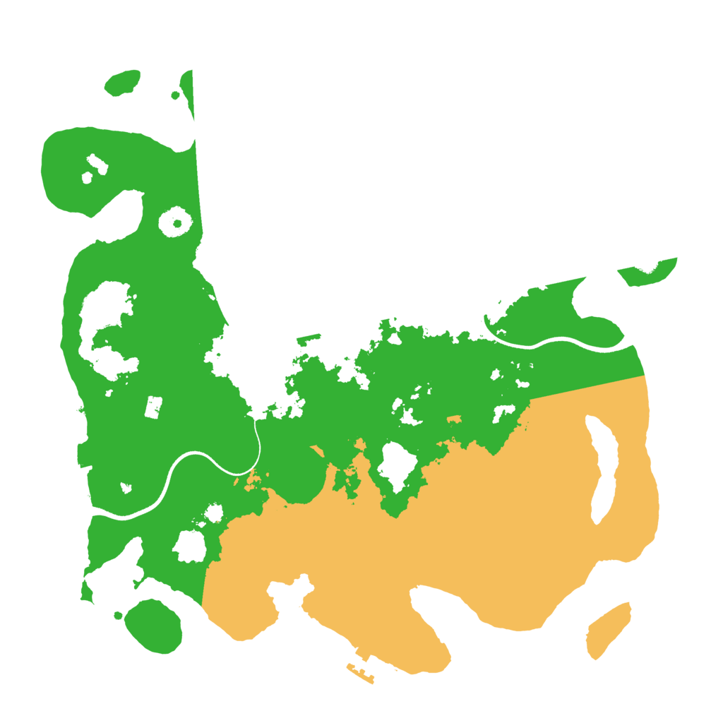 Biome Rust Map: Procedural Map, Size: 3500, Seed: 172212155
