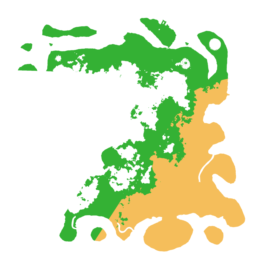 Biome Rust Map: Procedural Map, Size: 4000, Seed: 618618618