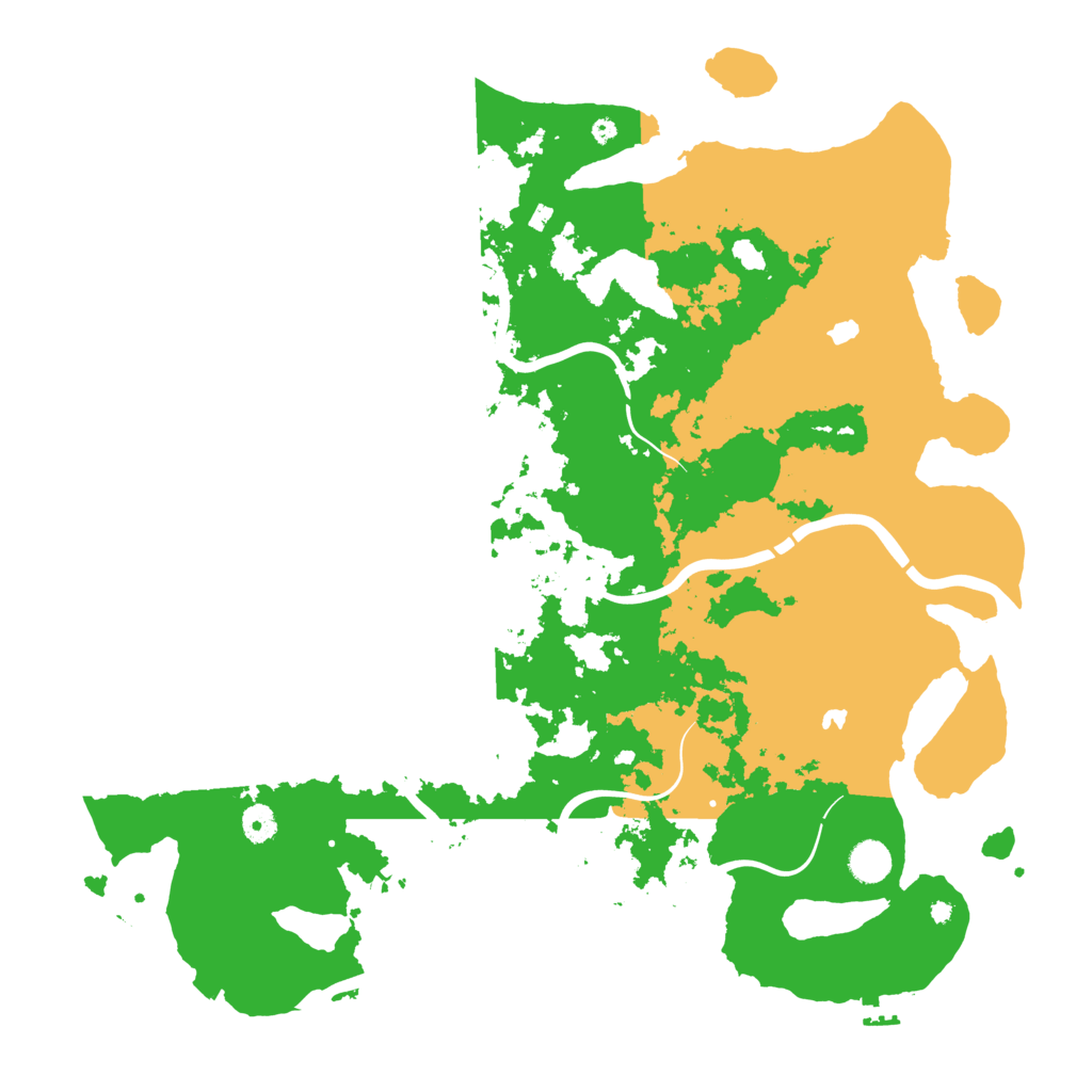 Biome Rust Map: Procedural Map, Size: 4500, Seed: 625116150