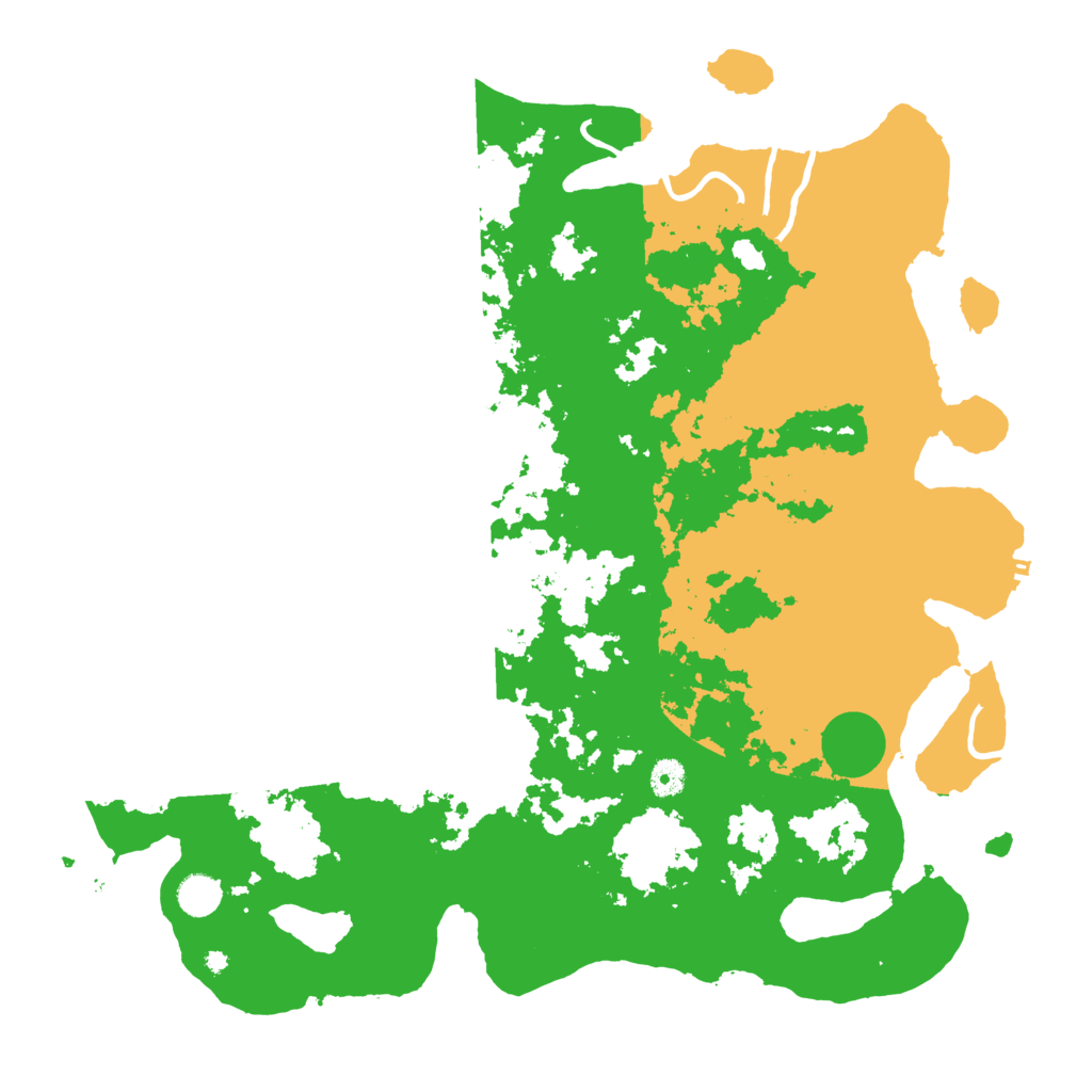 Biome Rust Map: Procedural Map, Size: 4500, Seed: 625116150