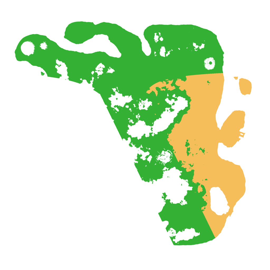 Biome Rust Map: Procedural Map, Size: 3500, Seed: 1123483265