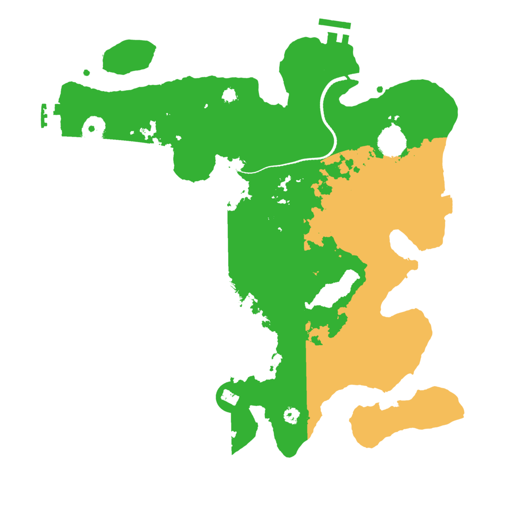 Biome Rust Map: Procedural Map, Size: 3200, Seed: 4290