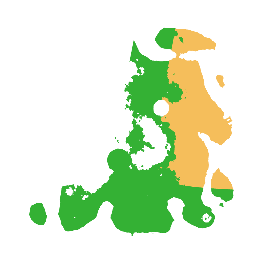 Biome Rust Map: Procedural Map, Size: 3000, Seed: 41847066