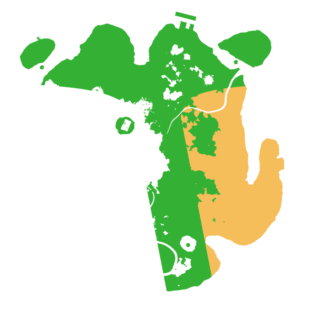 Biome Rust Map: Procedural Map, Size: 3000, Seed: 15298