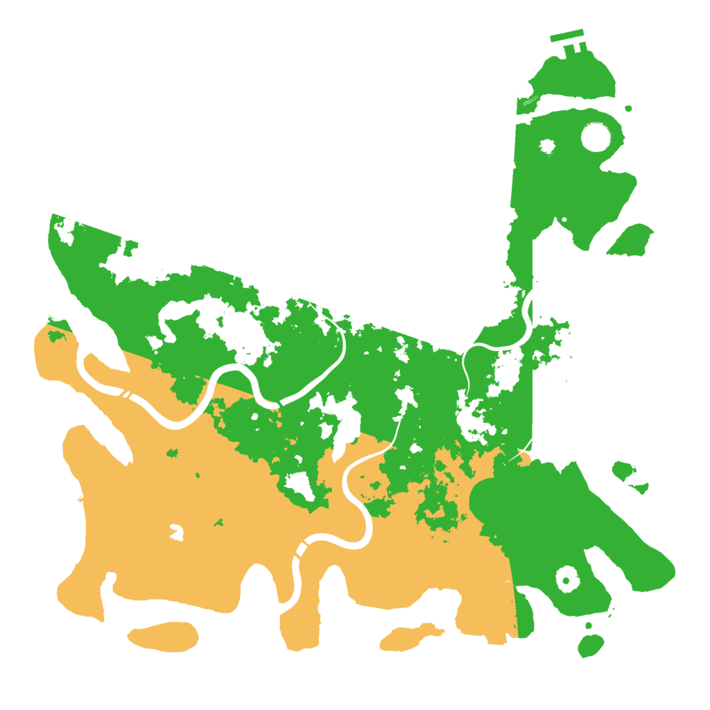Biome Rust Map: Procedural Map, Size: 4250, Seed: 77202323