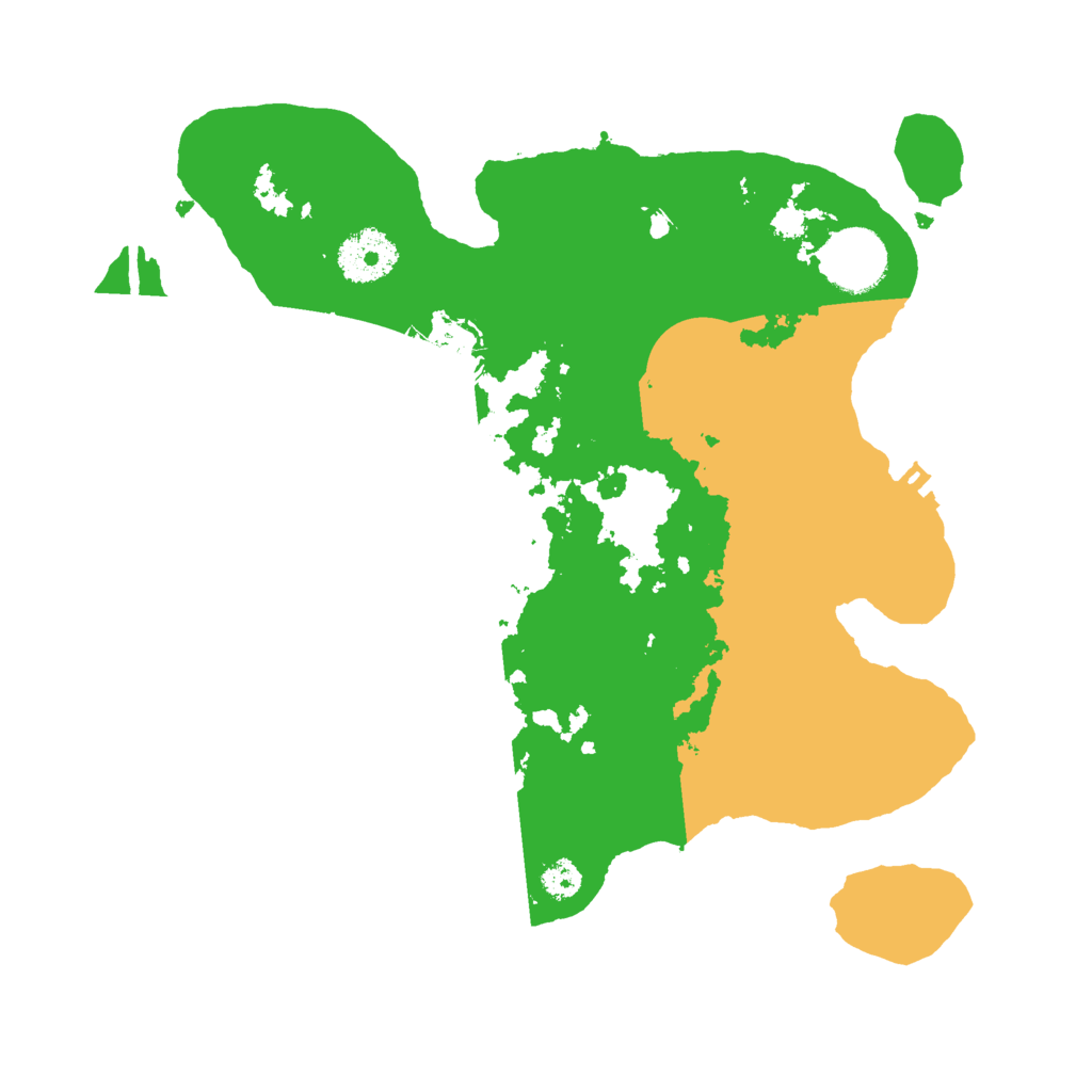 Biome Rust Map: Procedural Map, Size: 3000, Seed: 6031999