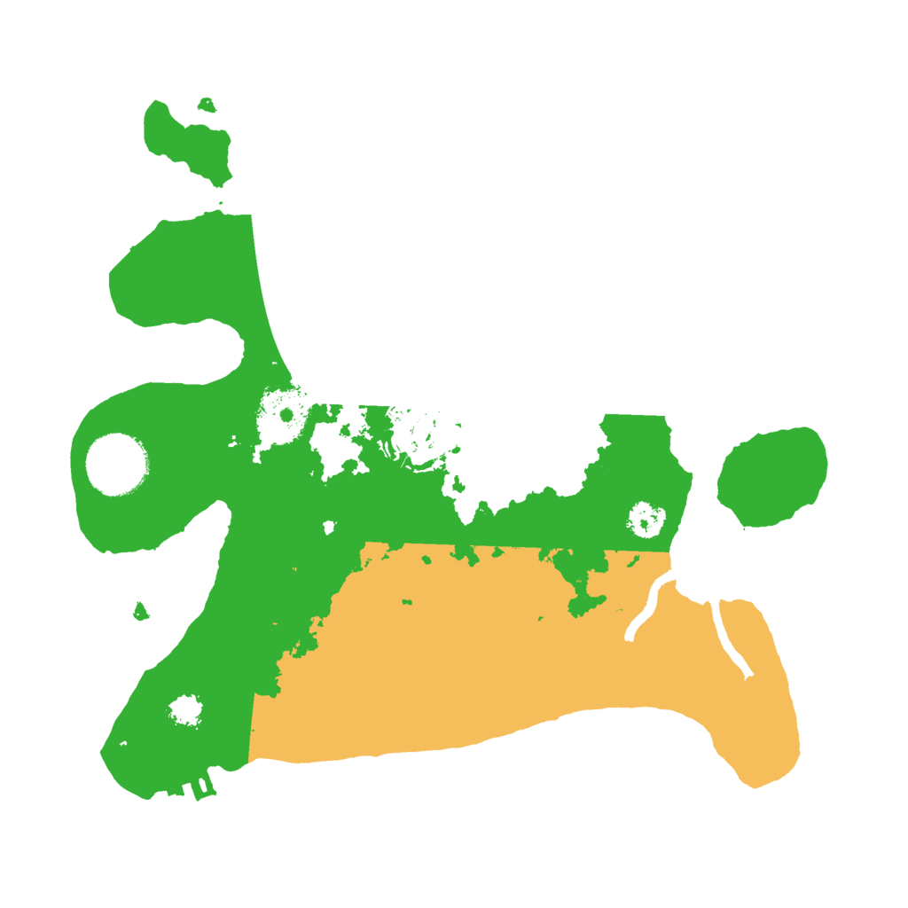 Biome Rust Map: Procedural Map, Size: 2600, Seed: 1111169