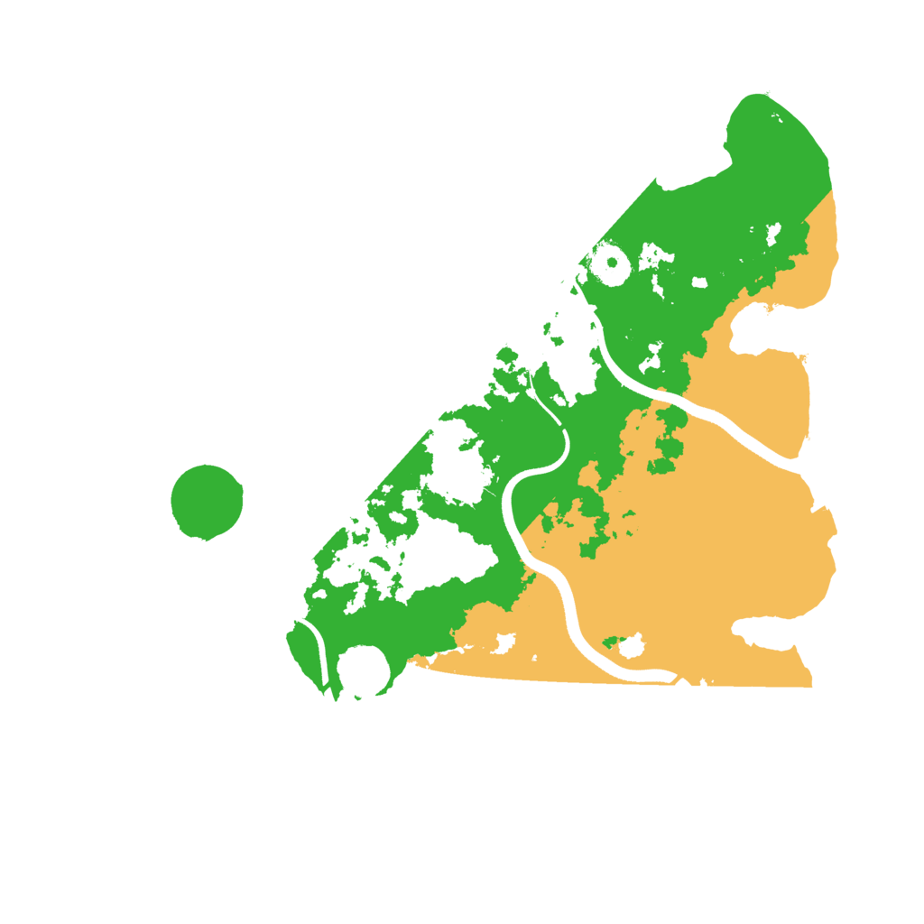 Biome Rust Map: Procedural Map, Size: 3500, Seed: 438259651