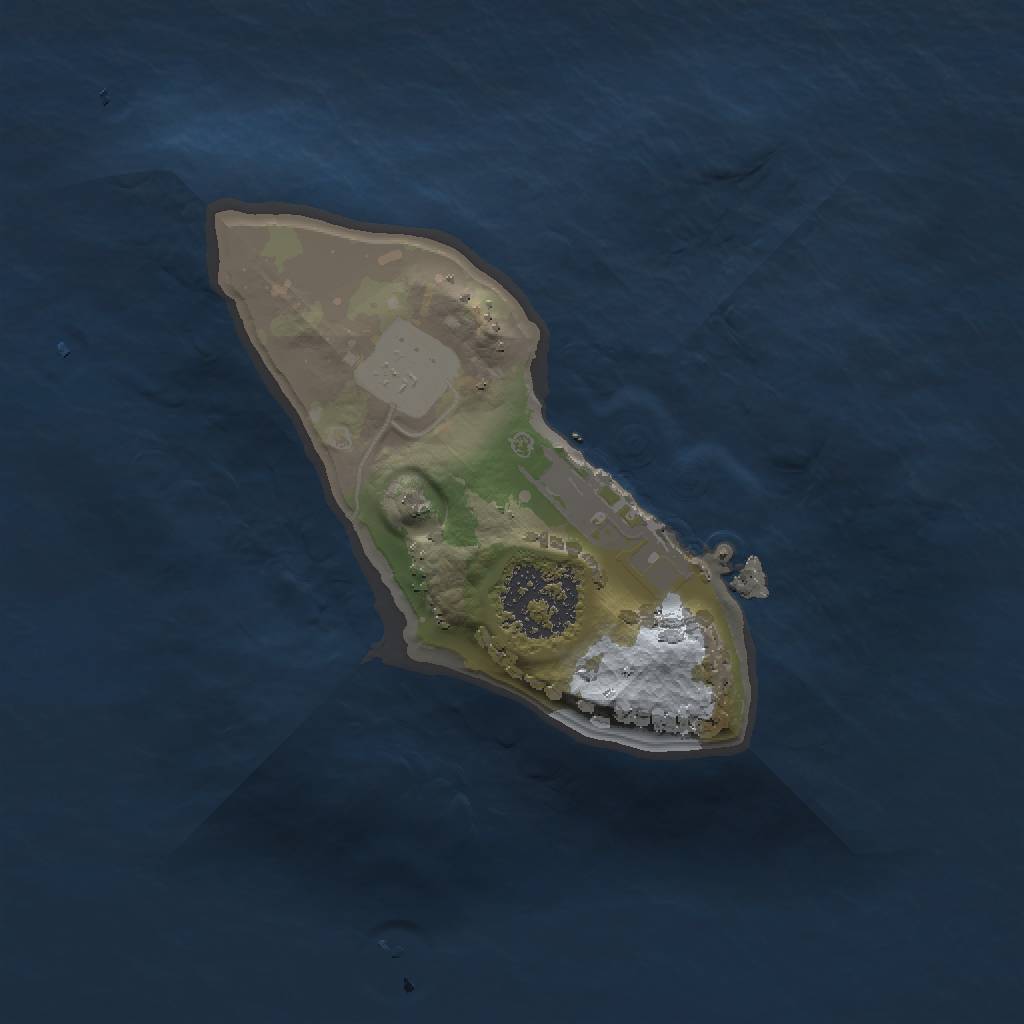 Rust Map: Procedural Map, Size: 1310, Seed: 87958574, 5 Monuments