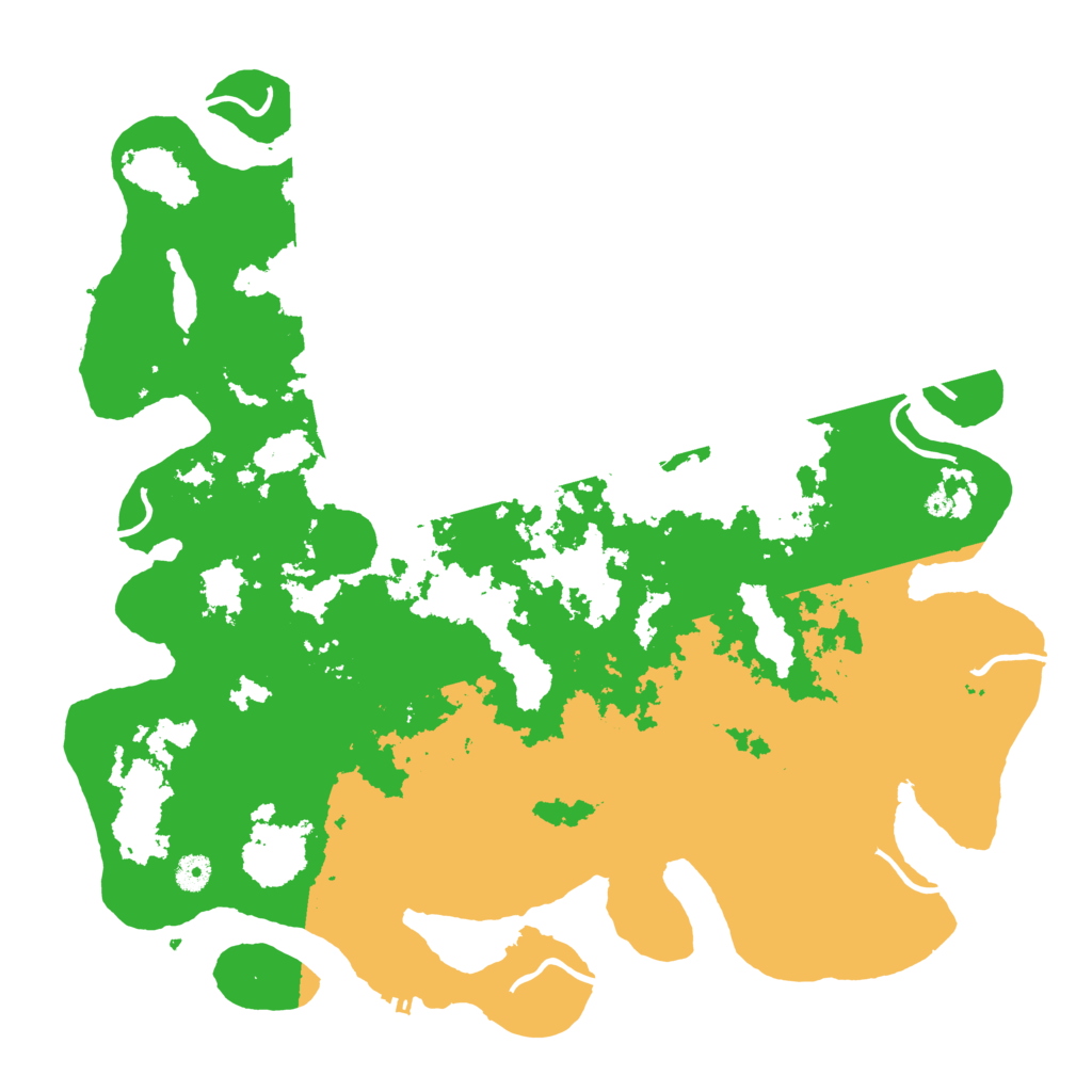 Biome Rust Map: Procedural Map, Size: 4500, Seed: 420692543