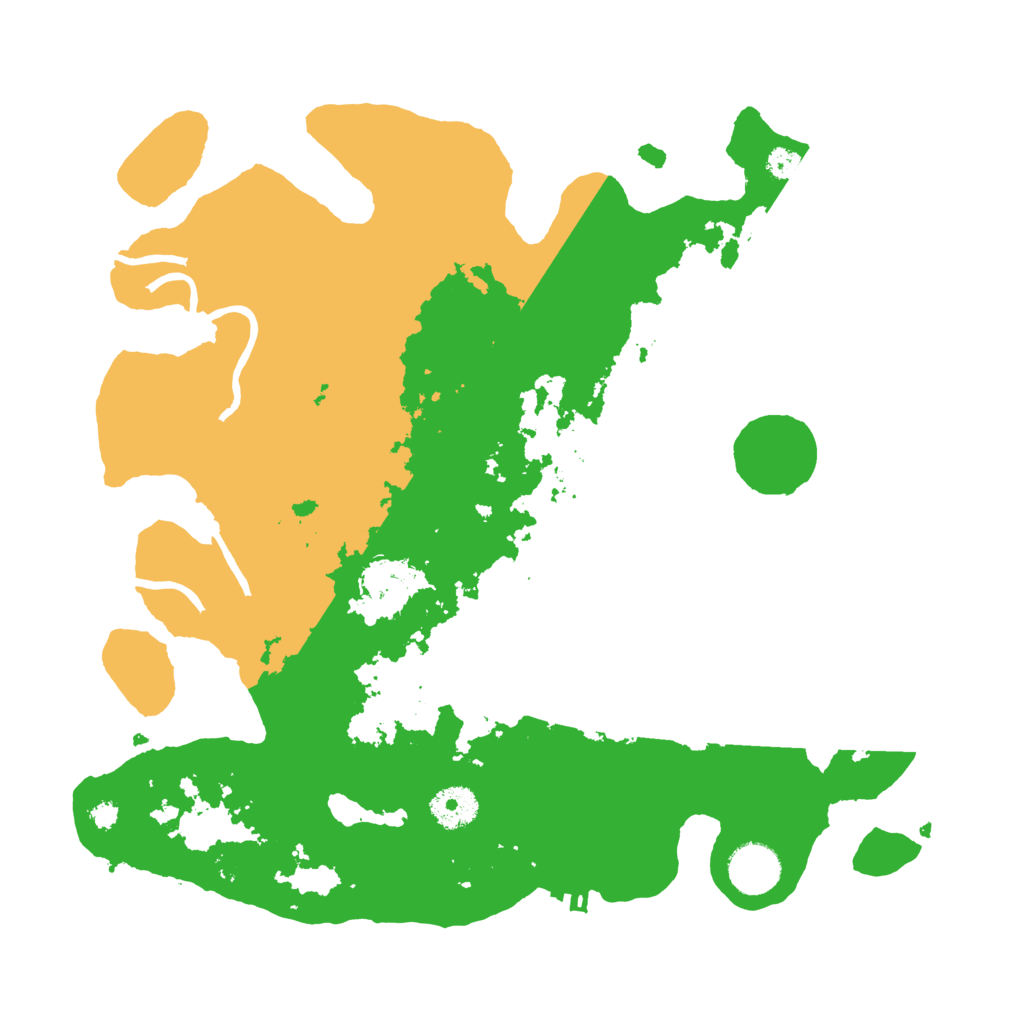 Biome Rust Map: Procedural Map, Size: 3500, Seed: 59246617