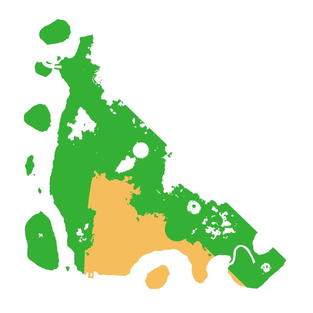 Biome Rust Map: Procedural Map, Size: 3500, Seed: 75397122