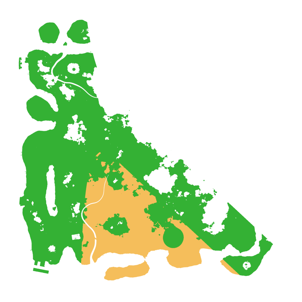 Biome Rust Map: Procedural Map, Size: 3900, Seed: 509873362
